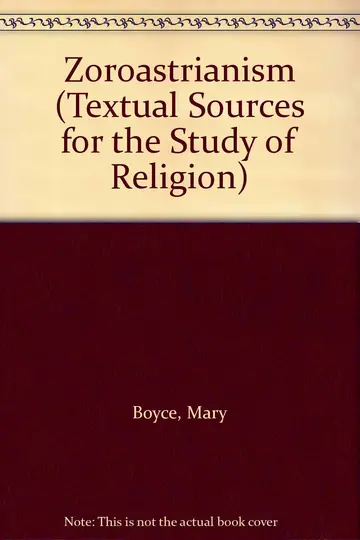 Cover of Zoroastrianism