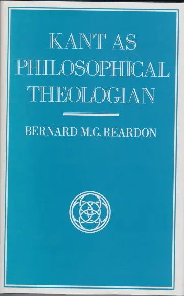 Cover of Kant as Philosophical Theologian