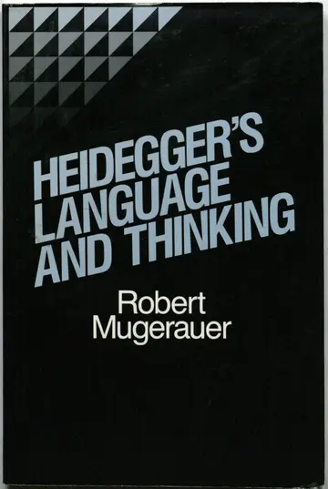 Cover of Heidegger's Language and Thinking