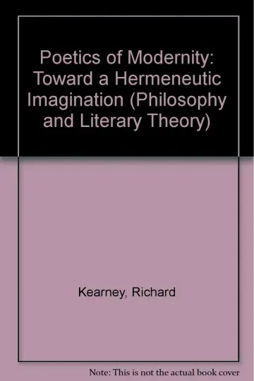 Cover of Poetics of Modernity