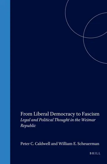 Cover of From Liberal Democracy to Fascism