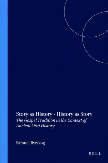 Cover of Story as History, History as Story