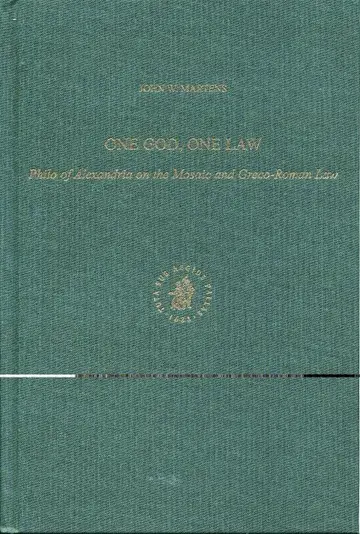 Cover of One God, One Law