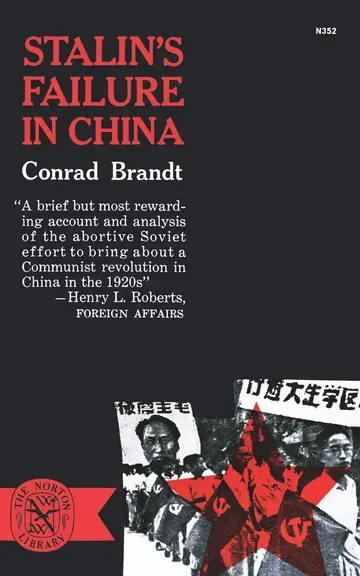 Cover of Stalin's Failure in China