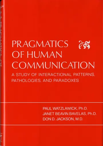 Cover of Pragmatics of Human Communication