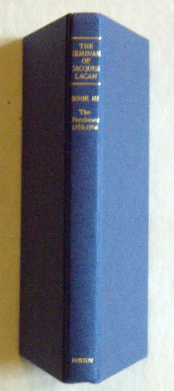 Cover of The Seminar of Jacques Lacan – Book III the Psychoses 1955–1956