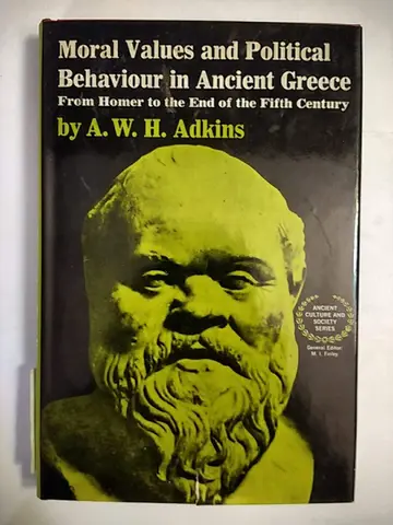 Cover of Moral values and political behaviour in ancient Greece