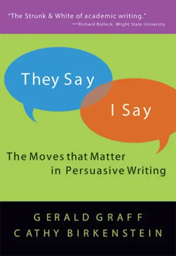 Cover of "They Say/I Say"