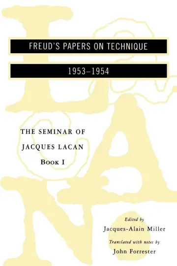 Cover of The Seminar of Jacques Lacan