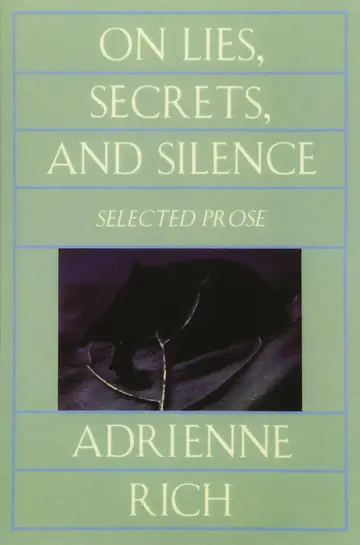 Cover of On Lies, Secrets, & Silence - Selected Prose Reissue (Paper)