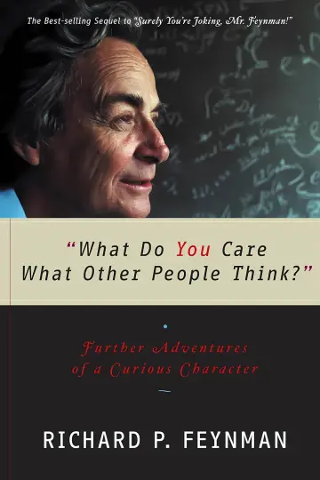 Cover of What Do You Care What Other People Think?