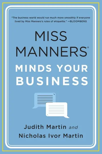 Cover of Miss Manners Minds Your Business