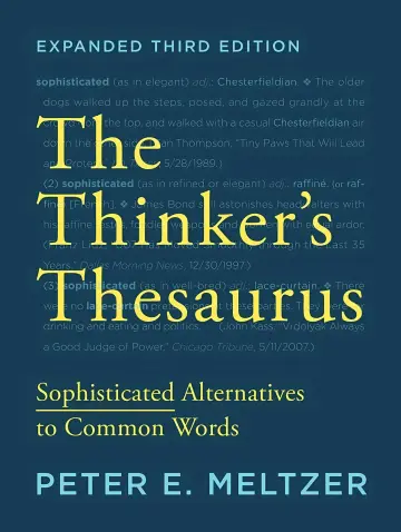 Cover of The Thinker's Thesaurus