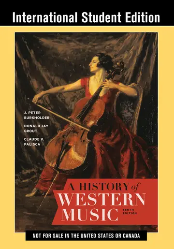 Cover of A History of Western Music with Total Access