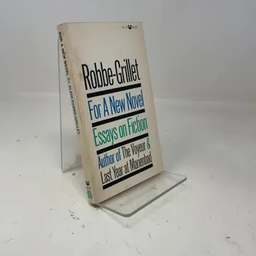 Cover of For a New Novel