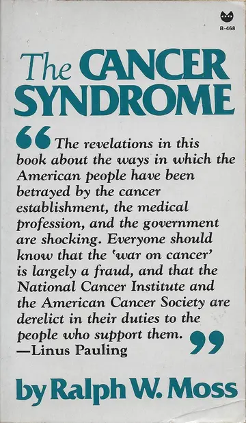 Cover of The cancer syndrome