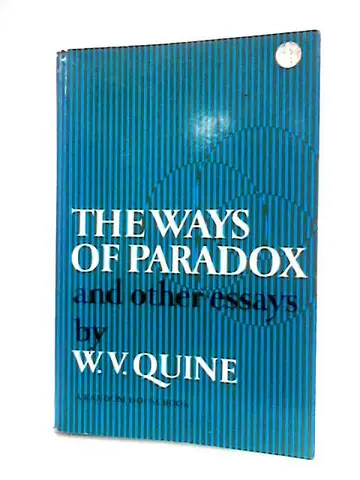 Cover of The Ways of Paradox and Other Essays