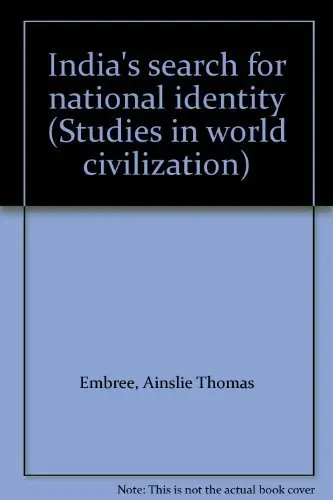Cover of India's search for national identity
