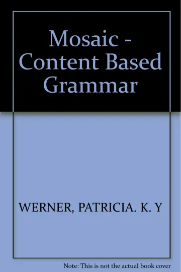 Cover of Mosaic - Content Based Grammar
