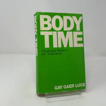 Cover of Body time; physiological rhythms and social stress