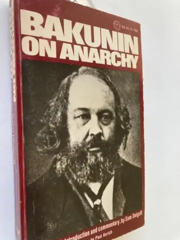 Cover of Bakunin on Anarchy