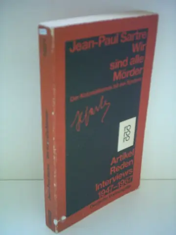 Cover of The Philosophy of Jean-Paul Sartre