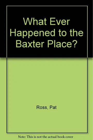 Cover of What Happened Baxter Place