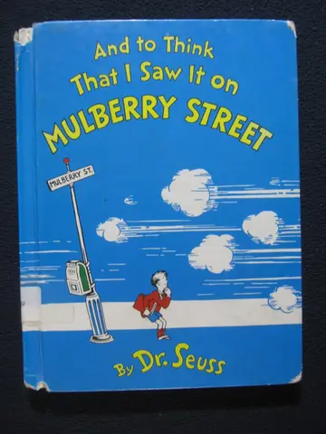 Cover of And to Think That I Saw It on Mulberry Street