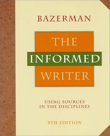Cover of The Informed Writer