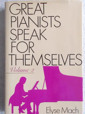Cover of Great Pianists Speak for Themselves