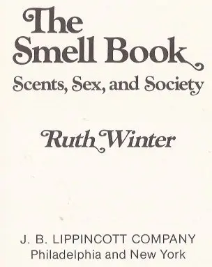Cover of The Smell Book