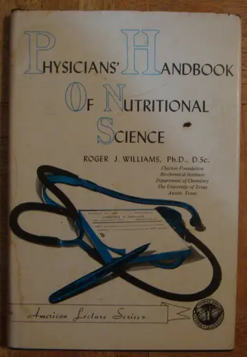 Cover of Physicians' Handbook of Nutritional Science
