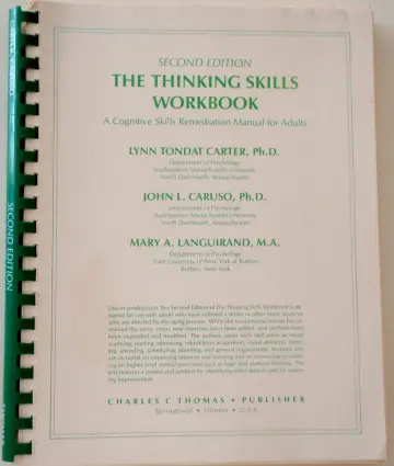 Cover of The Thinking Skills Workbook