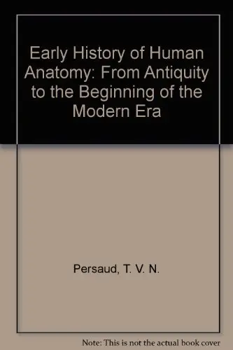 Cover of Early History of Human Anatomy