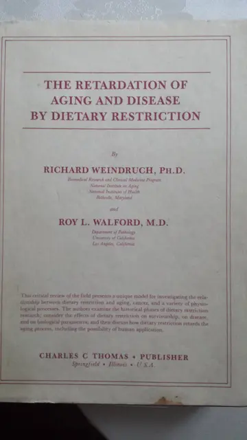 Cover of The Retardation of Aging and Disease by Dietary Restriction