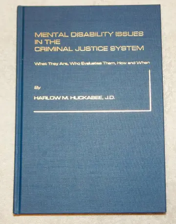 Cover of Mental Disability Issues in the Criminal Justice System