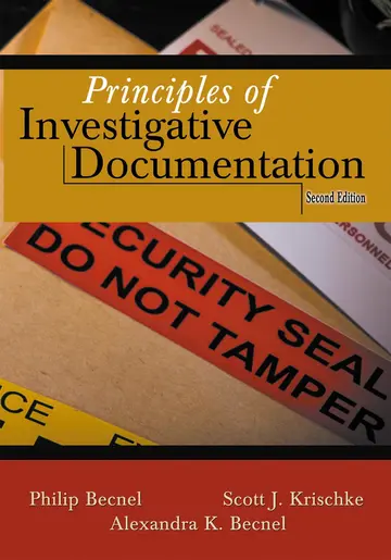 Cover of Principles of Investigative Documentation