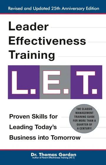 Cover of Leader Effectiveness Training