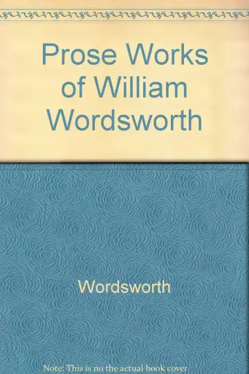 Cover of Prose Works of William Wordsworth