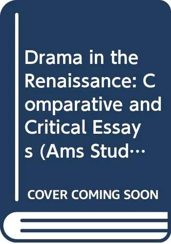 Cover of Drama in the Renaissance