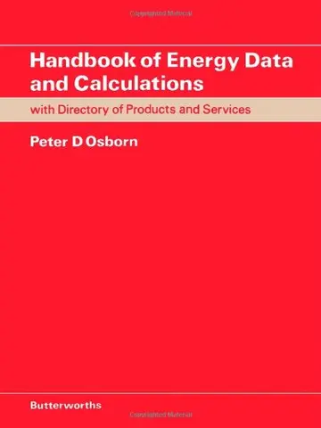 Cover of Handbook of Energy Data and Calculations