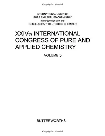 Cover of Pure and Applied Chemistry