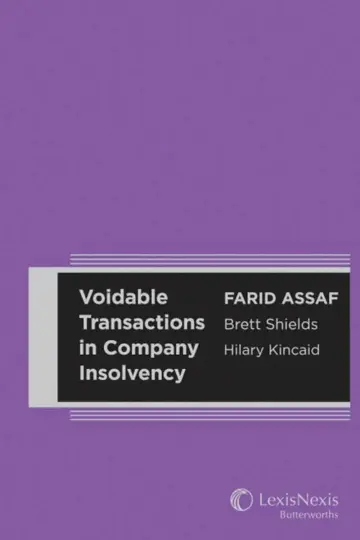 Cover of Voidable Transactions/Company Insolvency