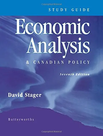 Cover of Economic Analysis and Canadian Policy