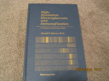 Cover of High-Resolution Electrophoresis and Immunofixation