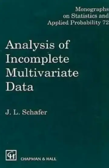 Cover of Analysis of Incomplete Multivariate Data
