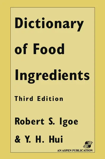 Cover of Dictionary of Food and Ingredients