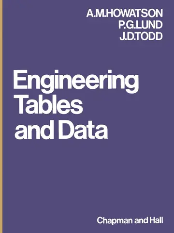 Cover of Engineering Tables and Data