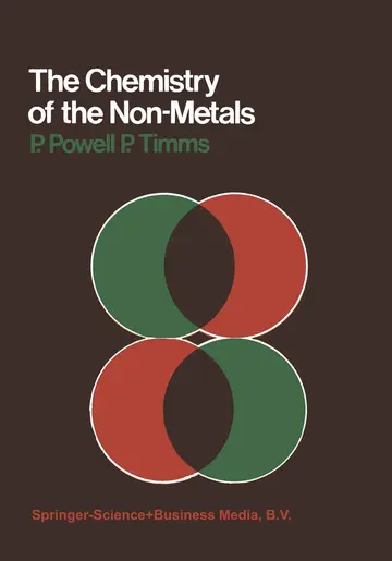 Cover of Chemistry of the Non-Metals