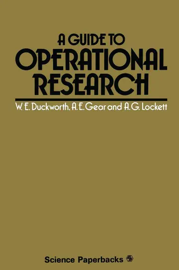 Cover of A Guide to Operational Research